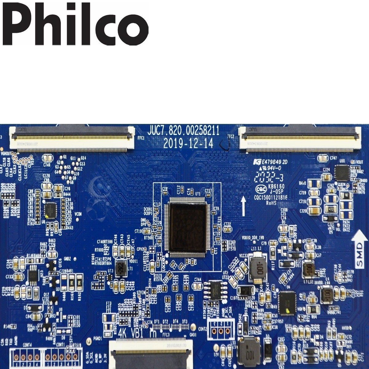 PLACA T CON PHILCO PTV50RCG70BL 4K JUC7 820 00258211 ORIGINAL